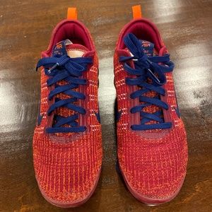 Nike Air VaporMax Flyknit 3 GS Red/Blue (BQ5238-602) Size 6.5Y
